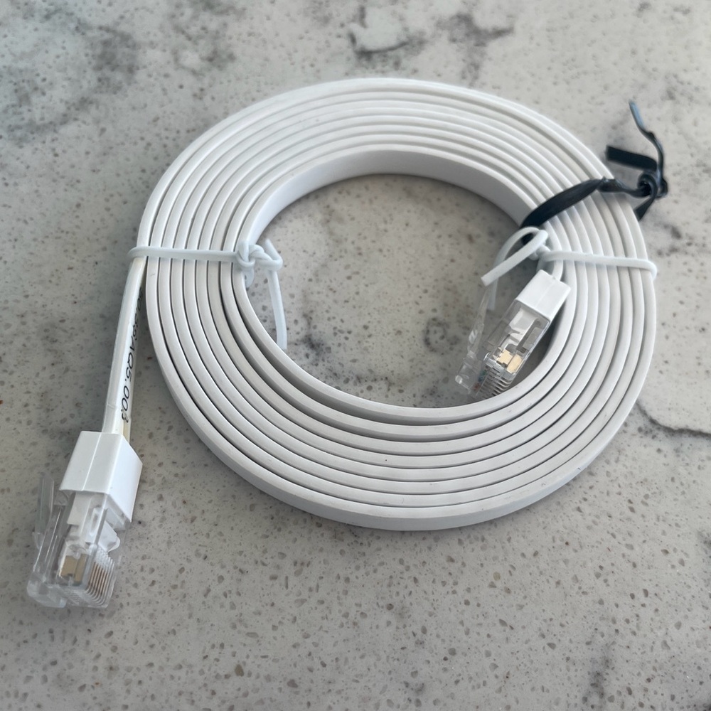 White Ethernet Cable New